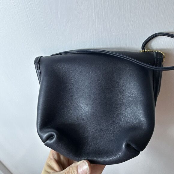 Vintage Coach Everett Crossbody Bag 9934 Navy USA 2000 Hang Tag Included - Picture 14 of 16